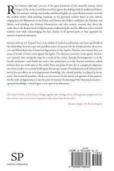 Spiritual Authority and Temporal Power