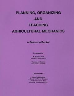 Planning Organization and Teaching Agricultural Mechanics