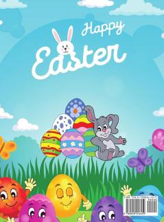 Easter coloring book for kids: Beautiful Easter coloring book for kids 2-54-8 happy easter eggs Happy easter activity book for kids Easter day ... book Prescool Children & Kindergarden