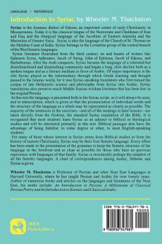 Introduction to Syriac: An Elementary Grammar with Readings from Syriac Literature