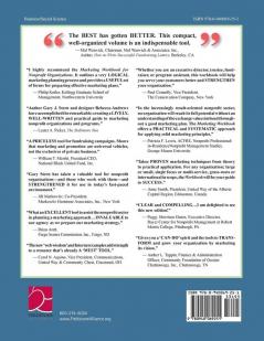 Marketing Workbook for Nonprofit Organizations
