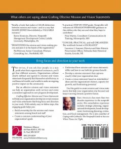 The Fieldstone Alliance Nonprofit Guide to Crafting Effective Mission and Vision Statements