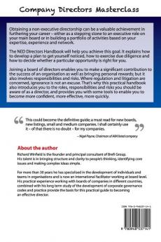 The NED Directors Handbook: How to become effective get noticed and exercise proper due diligence (Company Directors' Masterclass)