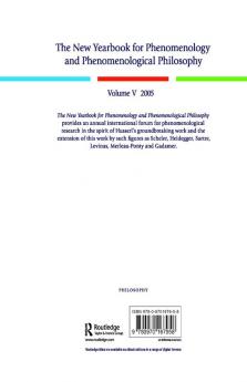 New Yearbook for Phenomenology and Phenomenological Philosophy