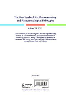 New Yearbook for Phenomenology and Phenomenological Philosophy