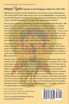 Integral Realist the Journals of Lewis Thompson Volume Two 1945-1949