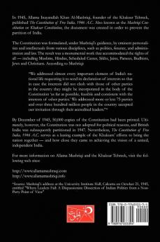 The Constitution of Free India 1946 A.C.