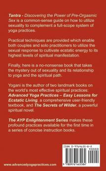 Tantra - Discovering the Power of Pre-Orgasmic Sex (AYP Enlightenment Series Book 3)