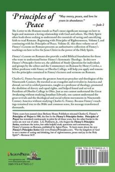 Principles of Peace: Finney's Lessons on Romans: Volume II