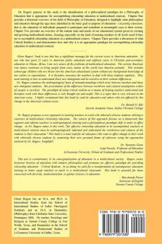 Philosophy of Education: Critical Realism as an Appropriate Paradigm for a Philosophy of Education in Multicultural Contexts