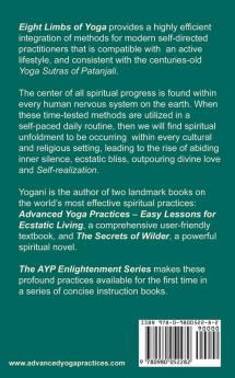 Eight Limbs of Yoga - The Structure and Pacing of Self-Directed Spiritual Practice (Ayp Enlightenment)