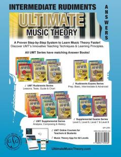 Intermediate Rudiments Answer Book - Ultimate Music Theory: Intermediate Music Theory Answer Book (identical to the Intermediate Theory Workbook) ... 11 (Ultimate Music Theory Rudiments Books)