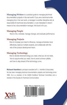 Managing Writers: A Real World Guide to Managing Technical Documentation