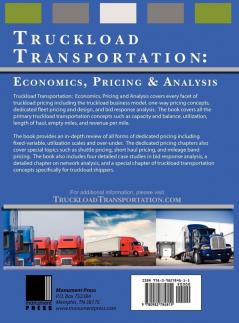 Truckload Transportation: Economics Pricing and Analysis