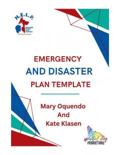 Emergency And Disaster Plan Template