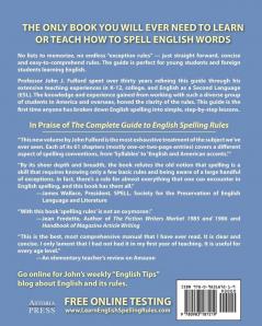 The Complete Guide to English Spelling Rules
