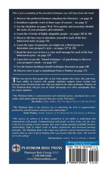 The Platinum Rule for Sales Mastery Hardback Book