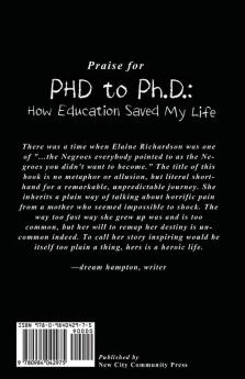 Phd to Ph.d.: Po H# on Dope: How Education Saved My Life