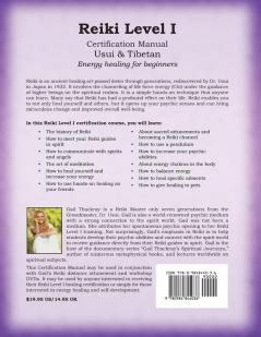 REIKI Usui & Tibetan Level I Certification Manual Energy Healing for Beginners