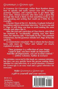 Grammar for Grown-ups