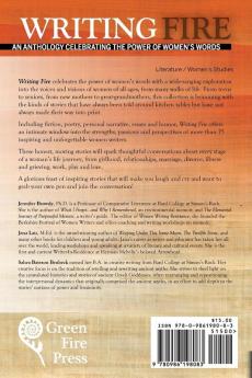 Writing Fire: An Anthology Celebrating the Power of Women's Words