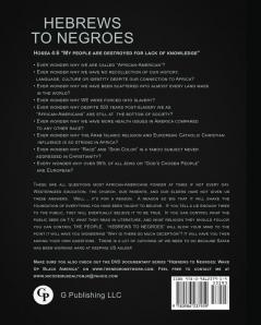 HEBREWS TO NEGROES