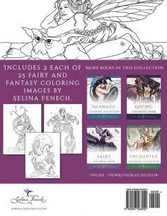 Fairy Art Coloring Book: Fairies and Fantasy: 1 (Fantasy Coloring by Selina)