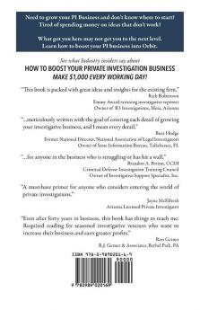 How To Boost Your Private Investigation Business: Make $1000 Every Working Day!