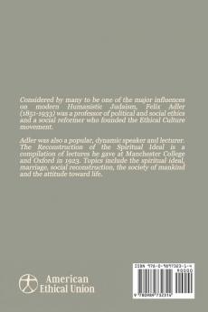 The Reconstruction of the Spiritual Ideal