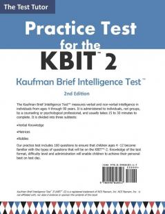 Practice Test for the KBIT 2