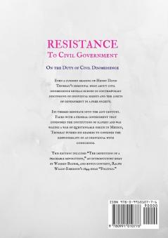 Resistance to Civil Government: On the Duty of Civil Disobedience