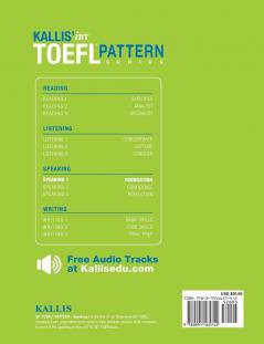 Kallis' TOEFL iBT Pattern Speaking 1: Foundation (College Test Prep 2016 + Study Guide Book + Practice Test + Skill Building - TOEFL iBT 2016)