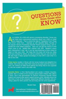 Questions from those who Know: Sensory Processing Disorder