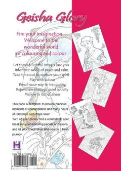 Geisha Glory - creative colouring book: art therapy and colour meditation