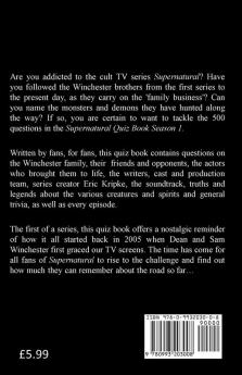 The Supernatural Quiz Book Season 1