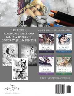 Fairy Art - Grayscale Coloring Edition: 1 (Grayscale Coloring Books by Selina)