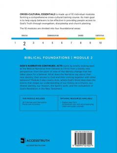 God's Narrative Continues: Acts: A new identity in Christ and the birth of the Church: 2 (Cross-Cultural Essentials)