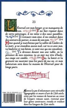 Livre Medieval Des Psaumes