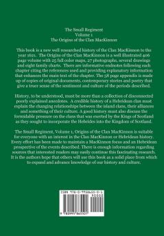 The Small Regiment: Volume 1 Origins of the Clan MacKinnon 100 BCE-1621 CE