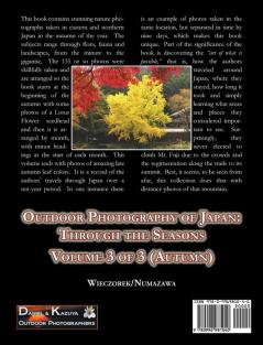 Outdoor Photography of Japan: Through the Seasons - Volume 3 of 3 (Autumn)