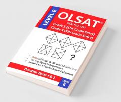OLSAT Practice Test Grade 5 (6th Grade Entry) & Grade 4 (5th Grade Entry) - Level E -
