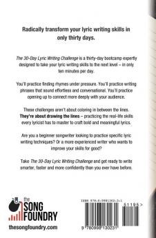 The 30-Day Lyric Writing Challenge