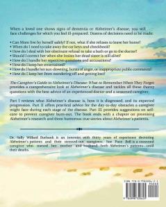 The Alzheimer's Disease Caregiver's Handbook
