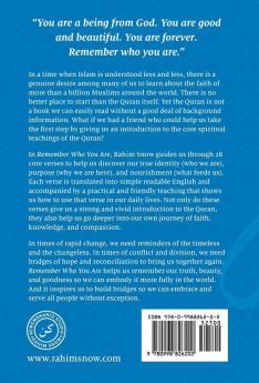 Remember Who You Are