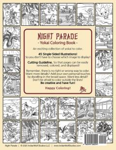 Night Parade: Yokai Coloring Book