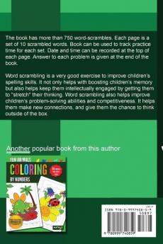 Fun Jumbles Word Scrambles for Kids