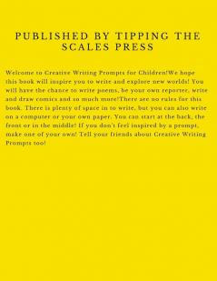 Children's Writing Prompt & Activity Journal