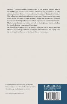 Geoffrey Chaucer in Context