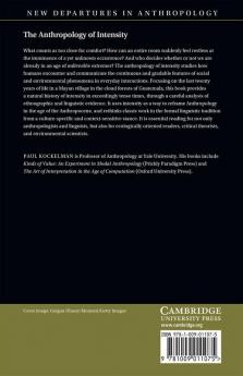 The Anthropology of Intensity