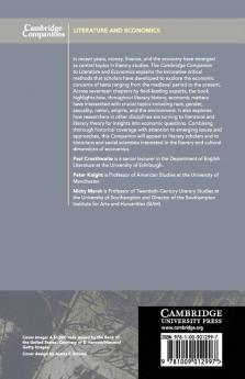 The Cambridge Companion to Literature and Economics